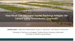 How much can managed aquifer recharge mitigate the Central Valley groundwater overdraft?